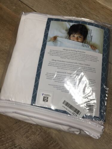 National Allergy 300 Thread Count 100-Percent Cotton Mattress Protector (6922770284727)